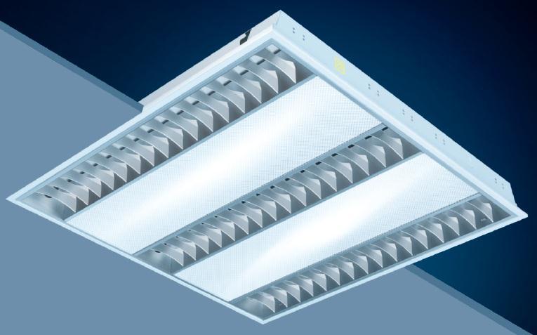 fluorescent for T-bar ceiling mount applications.