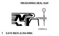 4. Use a rubber mallet to drive the seal into or against the bearing cage. The seal must be fully seated into or against the bearing cage. Figure 81.