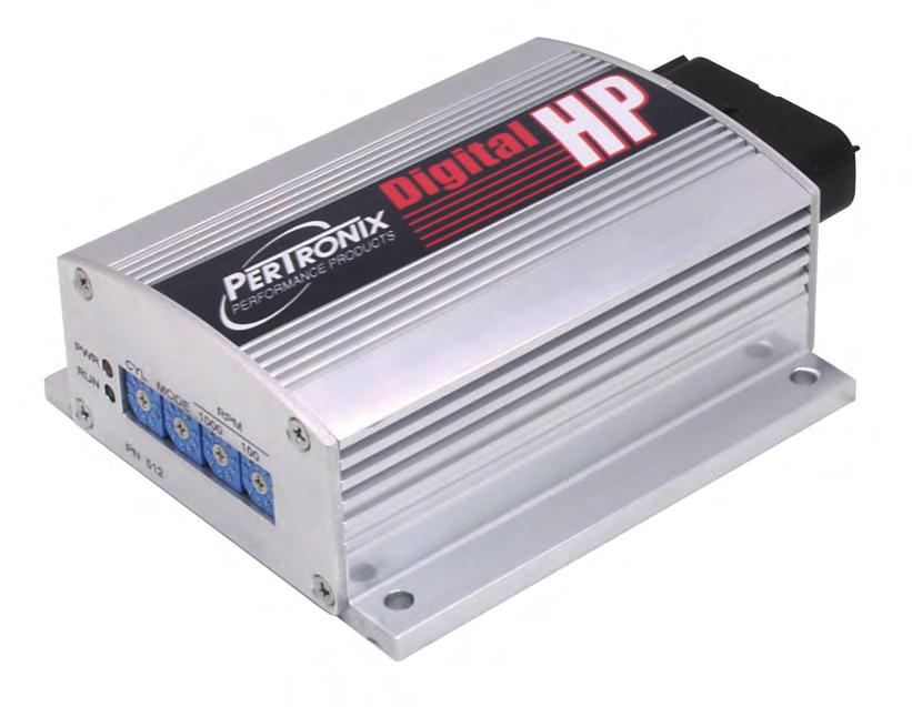 PERTRONIX DIGITAL HP INSTALLATION INSTRUCTIONS TABLE OF CONTENTS Specifications... 4 General Information... 5 Coil Compatibility... 6 Mounting the Digital HP... 7 Wiring... 8 User Interface.