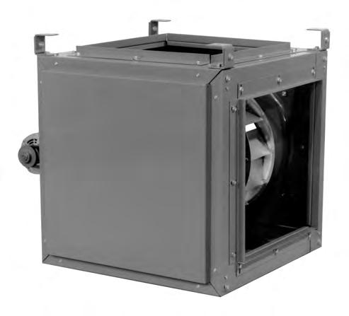 The rear discharge block-off panel is shipped installed on the unit and the side duct connection collar is shipped loose for field installation in place of any one of the three access doors utilizing