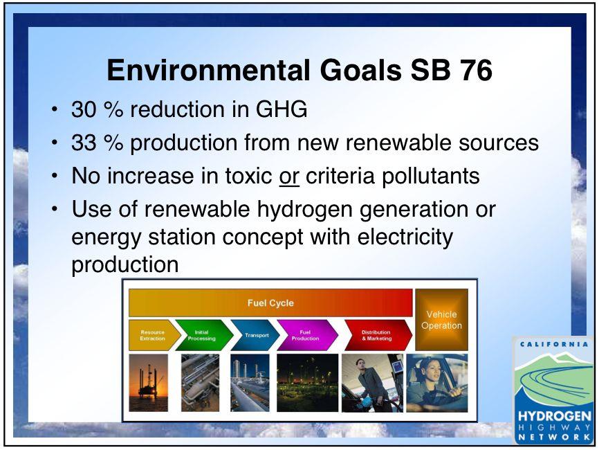 The activities funded pursuant to this section shall contribute to the achievement of the following energy and environmental goals by 2010: A 30 percent reduction in greenhouse gas emissions