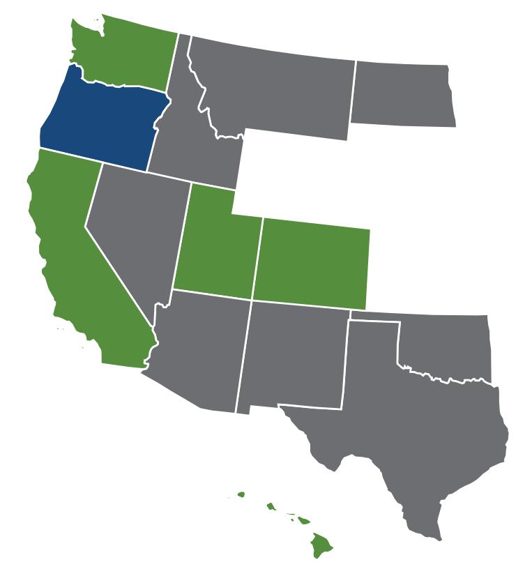 RUC West 14 western states are involved in research, testing, or managing a legislatively enacted program. RUC West Pilot: Developing a regional RUC system.