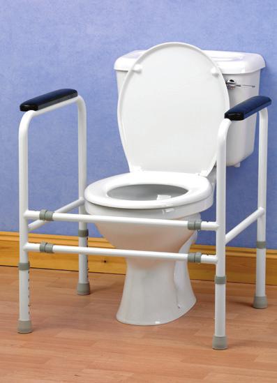 Handle Height 65 80cm Width 60 73cm Maximum User Weight 240kg BARIATRIC COMMODE Our bariatric commodes are height adjustable and