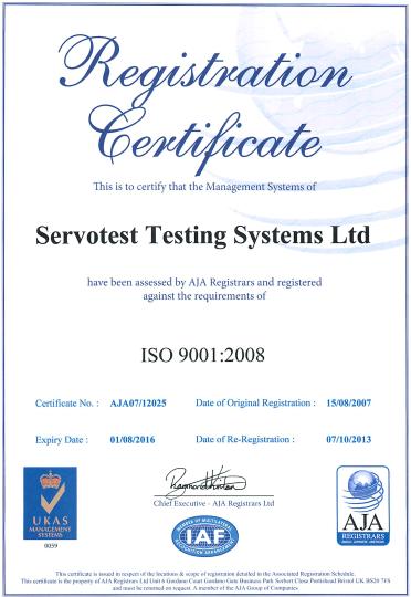 A world of experience Servotest is a World Class Test and Motion Simulation Company for multi national corporations, smaller specialist companies and