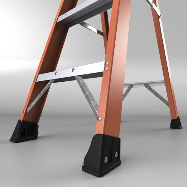 No.: WYN032.039 Page: 3 of 6 4.3.7. All single ladders and lower halves of extension ladders must be equipped with non-slip bases (feet). (Metal spikes or spurs may be used when needed.) 4.3.8.