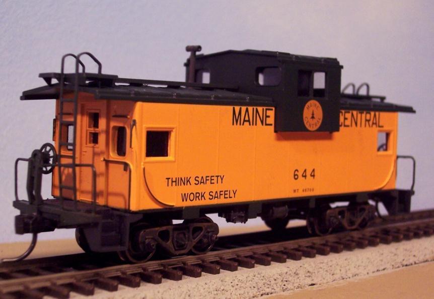 Maine Central Wide Vision Caboose Built from