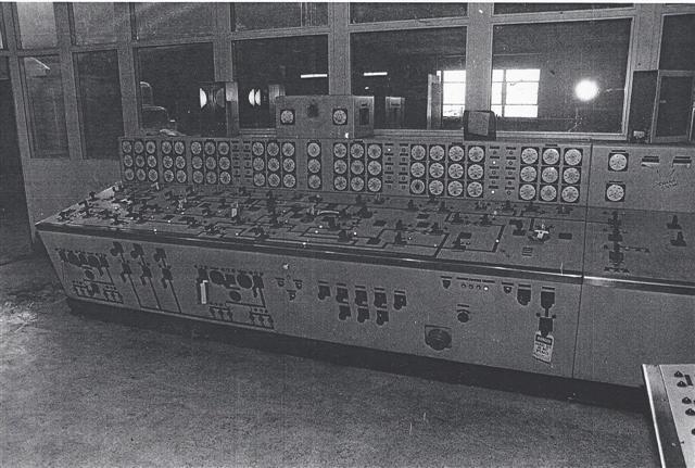 Control Panel For Five Steam Turbine