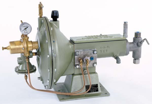 Series 5000 Gas/Pneumatic Driven Injection Pump Designed for continuous operation Excellent for pumping chemicals, methanol, and corrosion inhibitors Field adjustable speed/volume control Simple