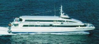 200 knm. Fast Ferry Del Norte of Golden Gate Ferries with CENTALINK carbon fibre shafts.