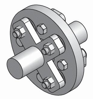 Page 100 of 124 Selection Guide Compression bushing-type couplings are assembled by pressing the elastomeric bushings into sockets of a coupling fl ange.