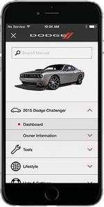 DRIVE DODGE MOBILE APP Key Features Owner Information For Your Vehicle Accident Assistant Parking Reminder