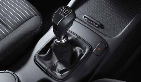 Paddle shifters The sporty paddle shifters on the steering column allow you to change gears with your fingers without