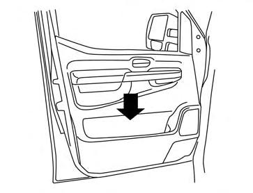 STORAGE FRONT-DOOR POCKETS LIC2082 SEAT POCKET (if so equipped) LIC2083 The seat pocket is located on the front corner of the driver s seat.