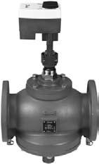 valve equipped with an actuator is a control valve with full authority and automatic balancing function- flow limiter.