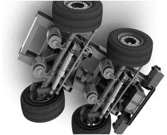 6 a) i) Identify the steering system in Figure 2 and the type of vehicle it is fitted to. (2 marks) Source: http://www-cvdc.eng.cam.ac.