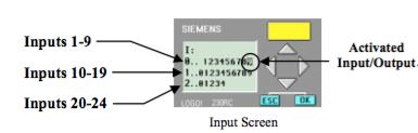 a. Test floats: On the Siemens Logo scroll to the input screen as shown here: Find this screen The actual screen will look like this: When lifting the floats check this screen to determine if the