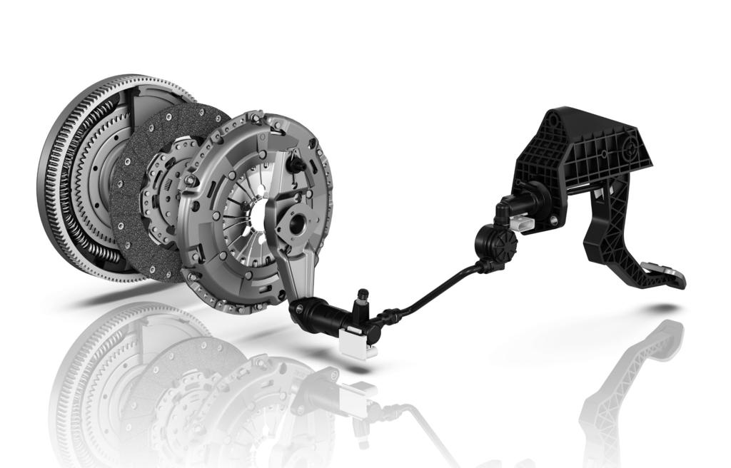 6 Mobility with ZF 7 The clutch system Cutting-edge power transmission The technical demands placed on modern clutch systems are many and varied.