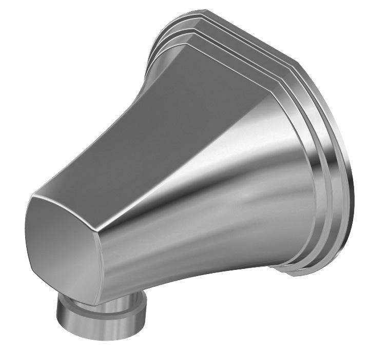 G-8643 Finezza UNO Wall Supply Elbow Pressure Balancing Valve Trim with Handle Product Features Available Finishes 1/2 NPT male thread inlet Polished Chrome G-8643-PC Brushed Nickel G-8643-BNi