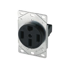 Power devices BSECTION Range & dryer power receptacles 3-pole, 3-wire non-grounding 30A, 125/250V/AC 50A, 125/250V/AC Design features For replacement use in older homes with 3-wire range and dryer