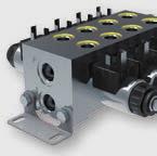 functions, together with proportional valves and the associated control electronics: Directly operated directional valves in CETOP