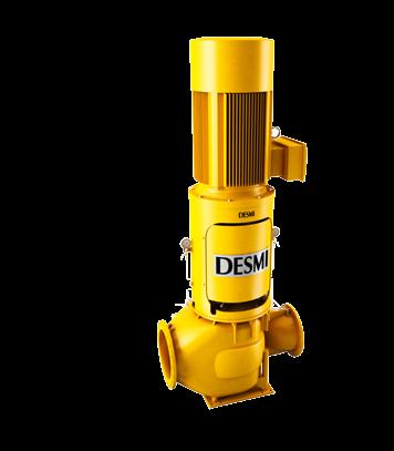 DESMI Centrifugal Pumps (Vertical Pumps) DESMI centrifugal pumps are used as cooling, ballast, fire, and bilge pumps for fresh as well as seawater.