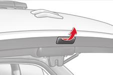 Access Boot Opening F After unlocking the vehicle, pull on the grip and raise the tailgate. Closing F Lower the tailgate using the interior grab handle.