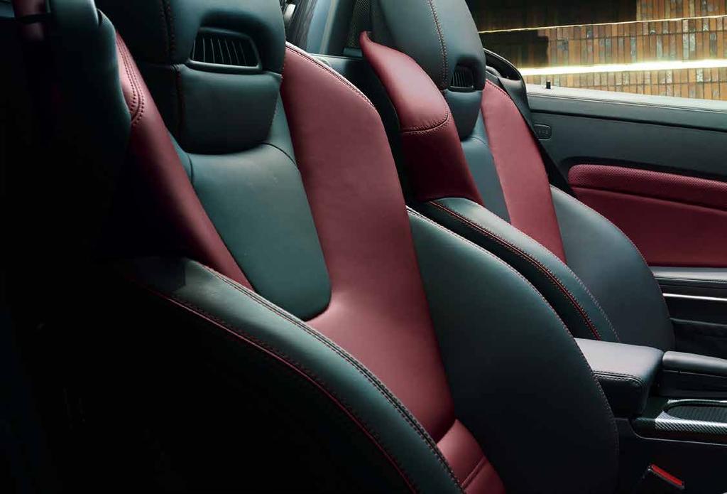 10 Sporty interior. The sporty interior design is an invitation to indulge in some open-top driving.