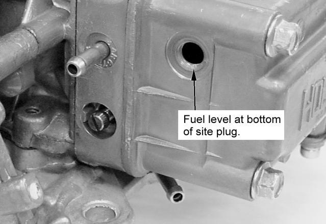 Mechanical fuel pump, remove coil wire and crank engine over for 10 seconds to allow fuel bowls to fill. This procedure can prevent a power valve blow out. Reconnect coil wire when finished.