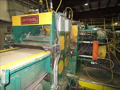 SAWMILL: DAY 1 MERCHANDISER W/LOG SCANNING 2012 WEST COAST INDUSTRIAL SYSTEM WHOLE LOG MERCHANDISER W/(6) 72 INSERT TOOTH INDIVIDUALLY POSITIONED CHOP SAWS W/75 HP MOTORS, HOLD DOWN & CLAMP ARMS, 30