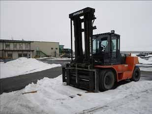 CAPACITY, PROPANE, 217 2-STAGE 46 FORKS, DUAL PNEUMATIC TIRES, ENCLOSED CAB, HOUR METER READS: 9,571, S/N: PG0014 (EQUIP. #99.