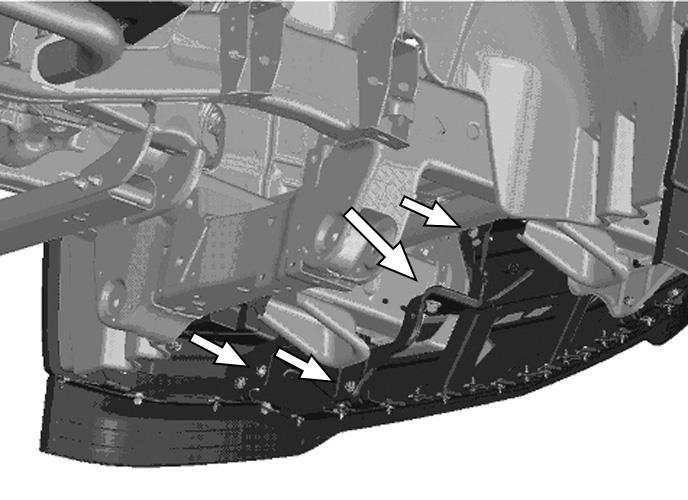 (Fig 1) Example of "no tow hook" model (Fig 2) Driver side cut out illustrated for reference only (Fig 3A) 2014