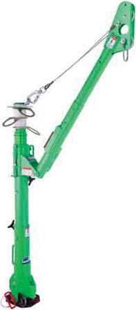 ADVANCED PORTABLE FALL-ARREST SYSTEM Portable Fall Arrest System Options Rescue Davit Arm can be equipped with a variety of winches and SRLs. 32.5 to 36.