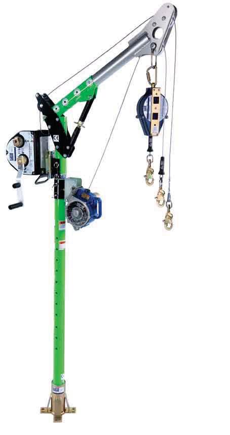 ADVANCED DAVIT ARM SYSTEM & COMPONENTS Advanced Davit Arm Systems 2 1 ADVANCED DAVIT ARM SYSTEM & COMPONENTS 3 1 - FALL-ARREST ANCHORAGE Davits feature a 5000 lbs (2272 kg) anchor point for fall