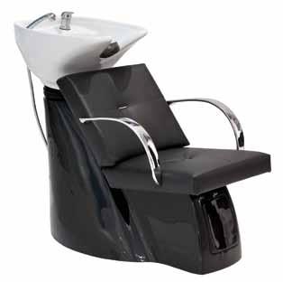 SKAI 425 trapuntato EGG Swivel styling chair with hydraulic pump and 5 star base.