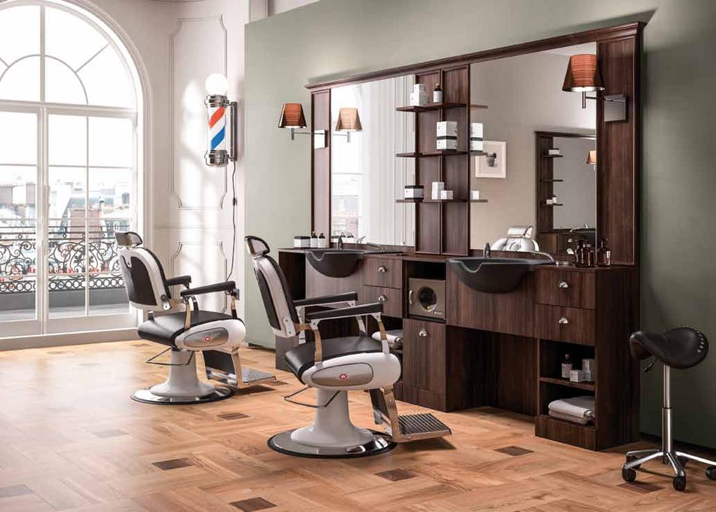 EASY BARBER Boiserie Styling unit with