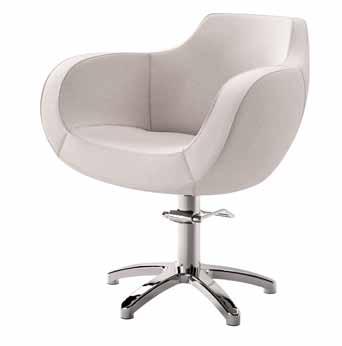 6 ARTEMISIA Revolving chair. Frame polyurethane foam. skai cover. Price referred to skai black 008.