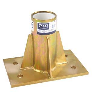 60 kg Centre Mount Sleeve Davit Base Fixed Deck Mount Sleeve Davit Base Designed for shoring, wall and parapet applications where frequent set-up over varying