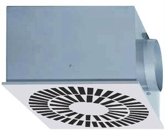 Description, Areas of application and Benefits DAL 359 Diffuser type DAL 359 is a highly inductive swirl diffuser with a round or square front plate and fitted air control blades of ABS.