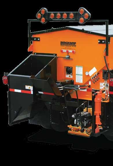 The Flameless Pothole Patcher has a hydraulic AC generator that helps maintain consistent material heating.