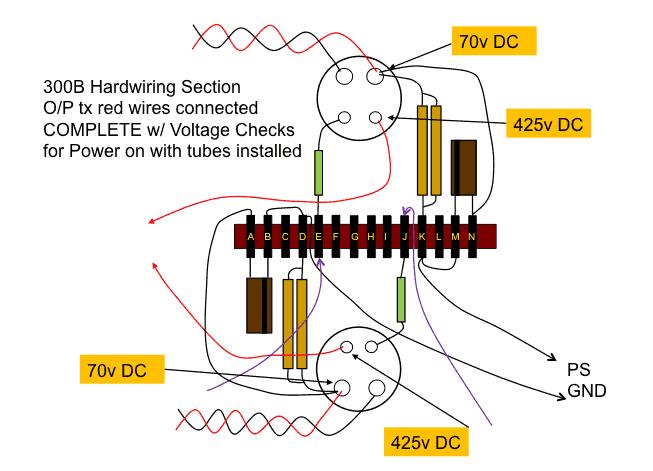 6 Hard Wiring: 300B section In this section we will perform