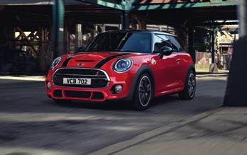 John Cooper Works Chili Pack (7KP) Contents: FYE1 Diamond cloth/leather upholstery in Carbon Black 249 Multi-function controls for steering wheel 2HW 17" John Cooper Works Track Spoke alloy wheels in
