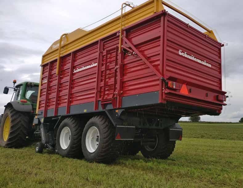 RAPIDE FARMER LOADER WAGON With the arrival of the Rapide Farmer, Schuitemaker have introduced yet another sheer loader wagon, focused exclusively on harvesting.