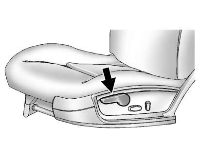 The seat can also be used as a storage area by lowering the seatback. See Center Console Storage on page 4 2.