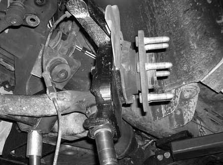 Repeat procedure on the 61. Locate (2) axle half shaft spacers.