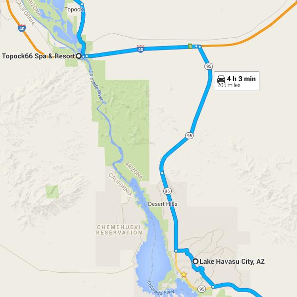 15. Sharp right to stay on AZ-95 S 6.3 mi Follow W Acoma Blvd to Mescal Loop 16. Turn left onto W Acoma Blvd 17. Turn left onto Smoketree Ave N 18. Turn right onto Mescal Loop 6 min (2.3 mi) 2.1 mi 0.
