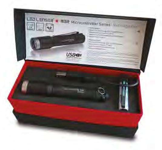 M3R 8303R Gift Box 8303RTP Test-It Pack Ultra-portable and ultra-bright, LED Lenser s smallest-ever rechargeable