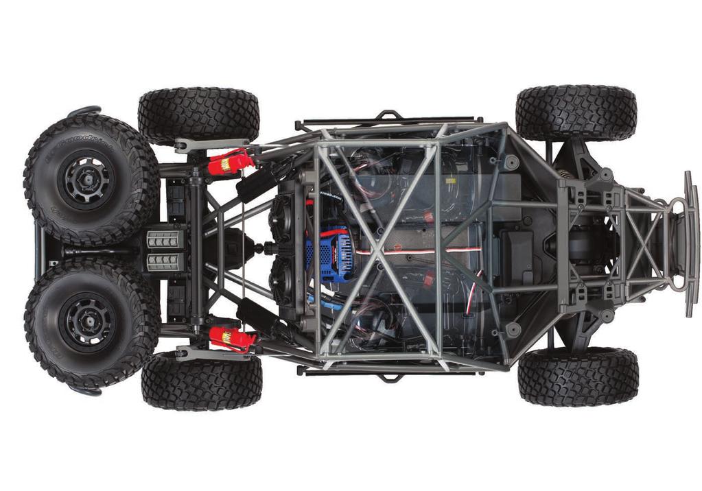ANATOMY OF THE UNLIMITED DESERT RACER Chassis Top View Trailing Arm Rear Swaybar Linkage Roll Cage
