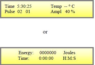 temperature set point displayed. Screen will display. 22. Set ENERGY.