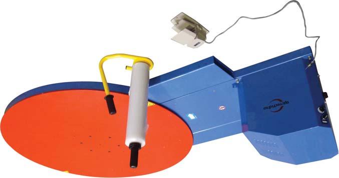 stop Ramp available for pallet truck access OR500 Orbitwrap Turntable EXP 308 Semi Auto Stretch Wrapping Machine Disc brake stretch Turntable home position Soft start and stop Choices of automatic/
