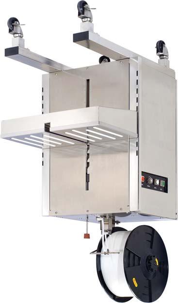AFS900 Fully Automatic Strapping Machine The AFS-900 is an enhanced automatic strapping machine for wide straps (8 mm-12 m).